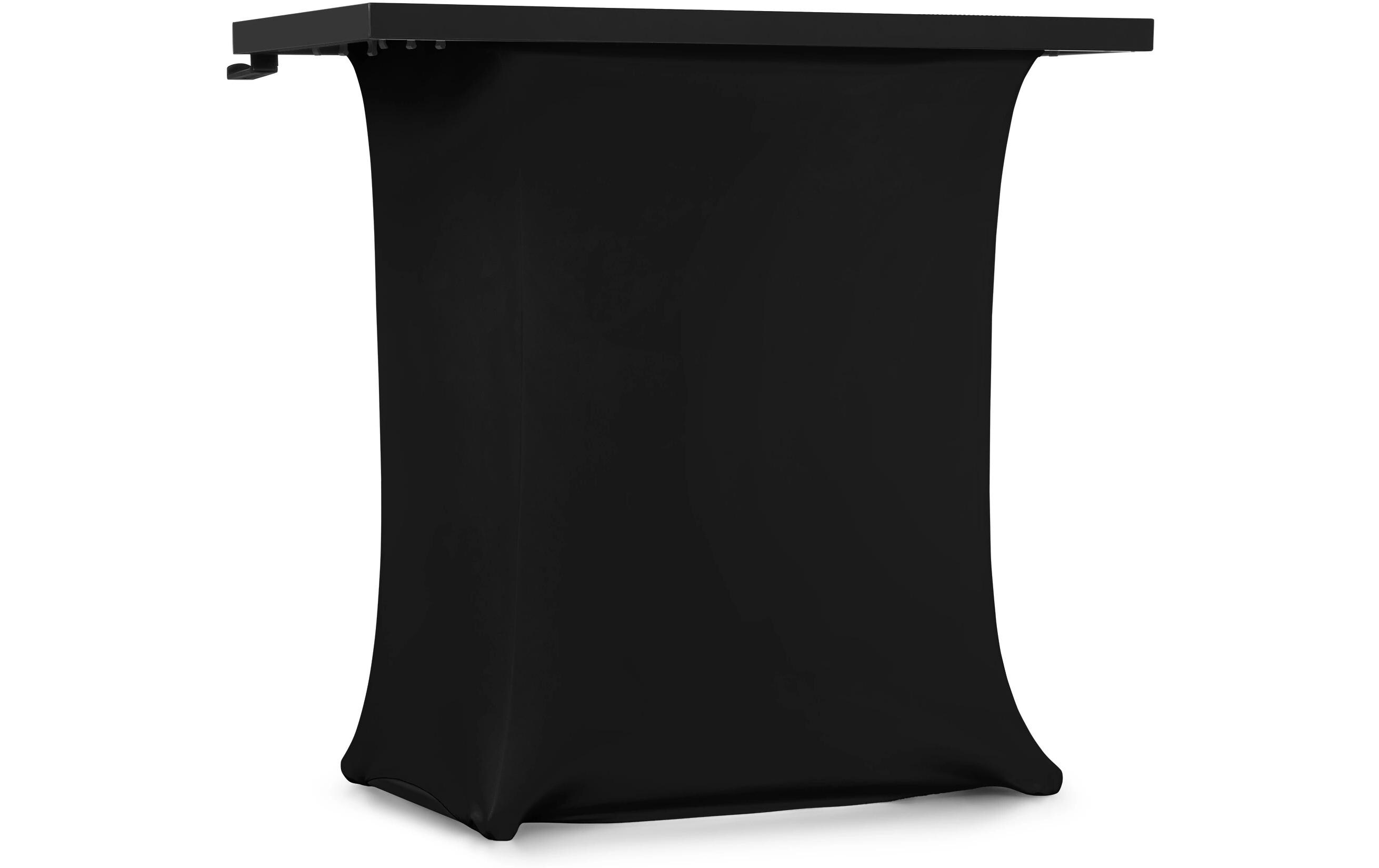 Vonyx DBE100 Mobiles DJ-Booth Aluminiumgestell mit Lycra-Cover