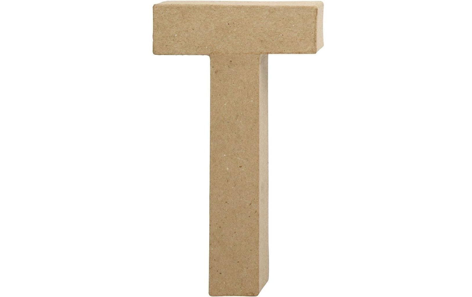 Creativ Company Papp-Buchstabe T 20.5 cm Creativ Company Papp-Buchstabe T 20.5 cm