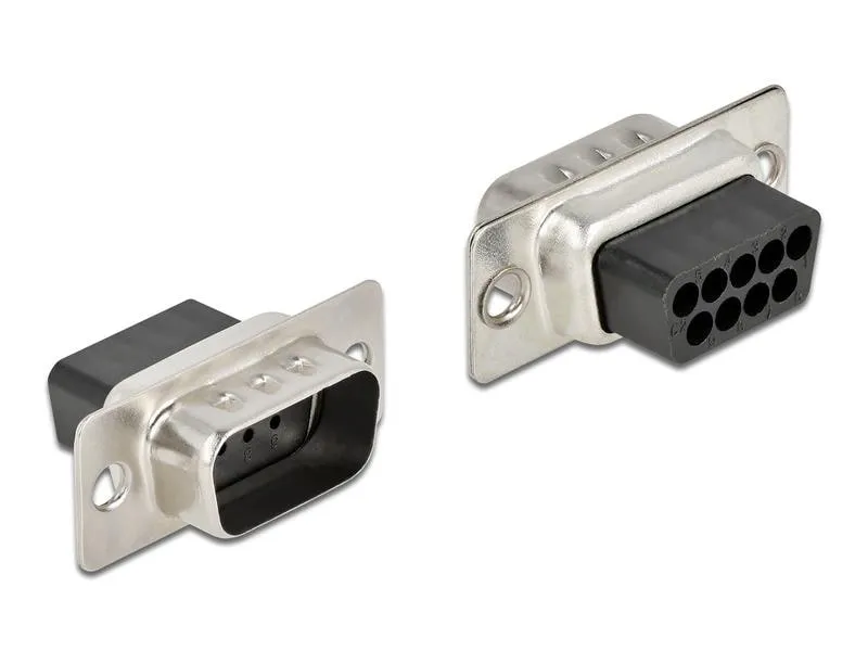 Delock Crimp Stecker D-Sub 9 Pin 4 Stück