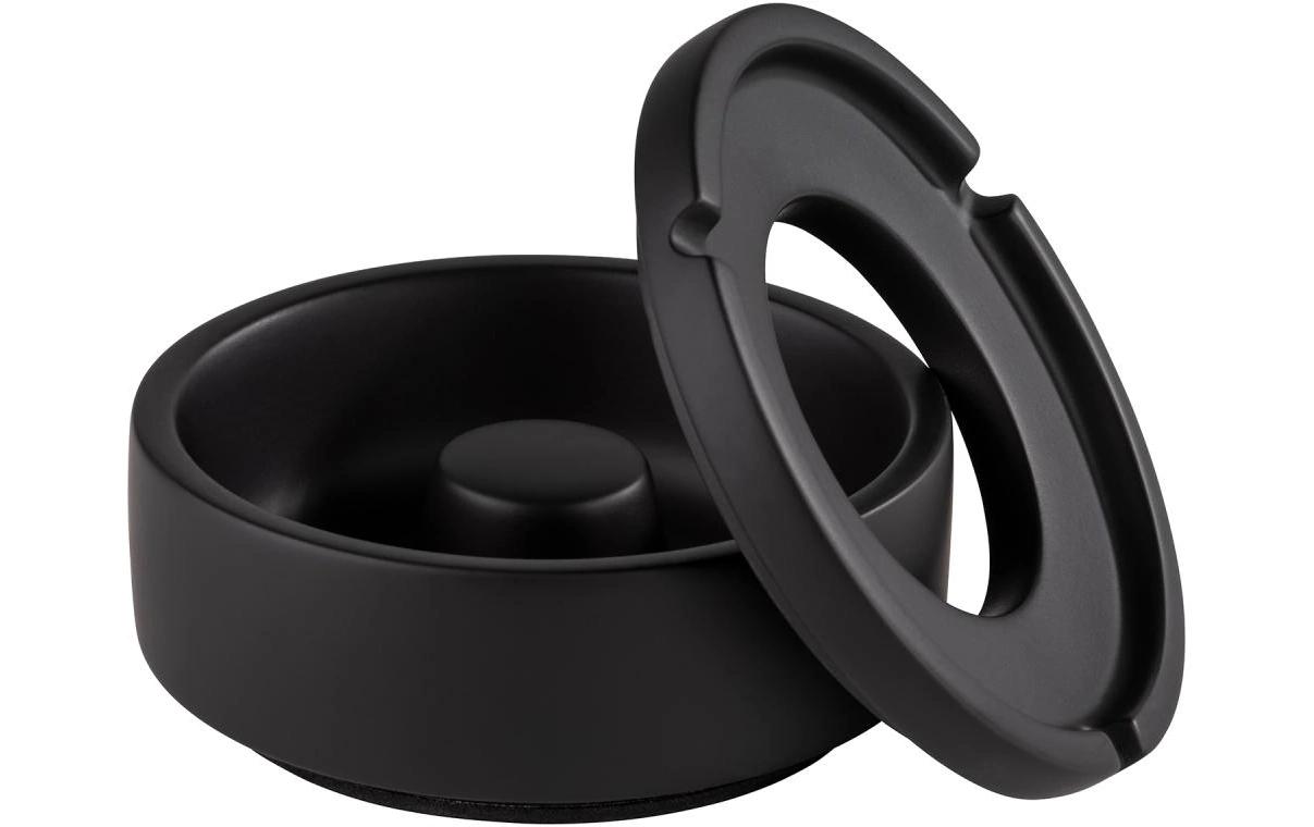 APS Aschenbecher Windascher Element 10.5 cm, Schwarz