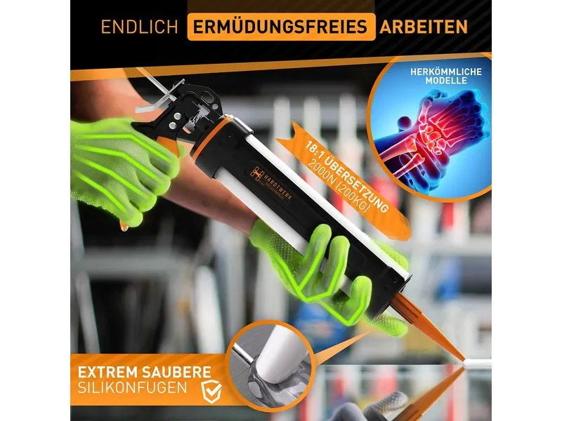 Hardtwerk Kartuschenpresse mit Kartuschen-Cutter 150-310 ml