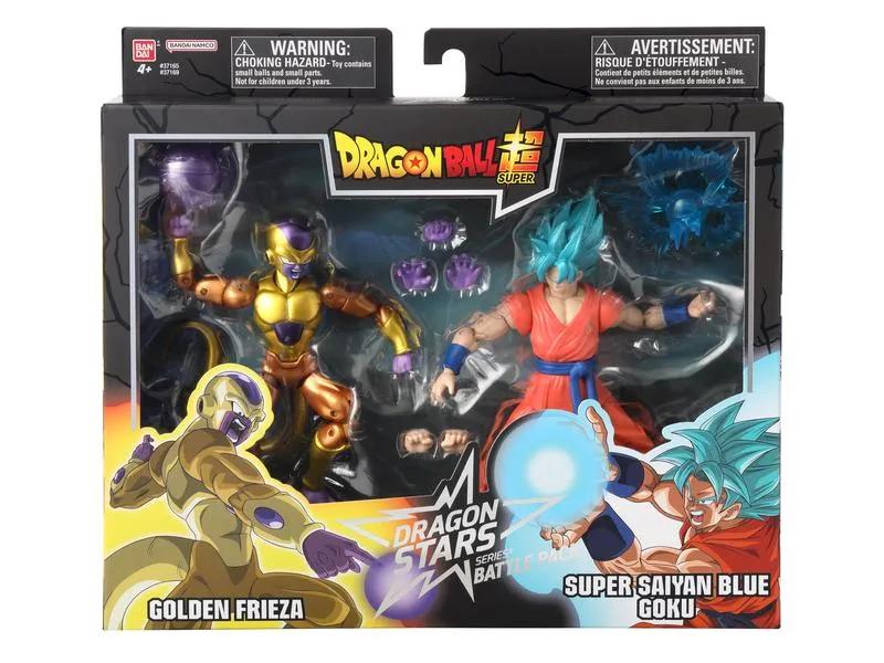 BANDAI Dragon Ball Golden Frieza vs. Super Saiyan Blue Goku