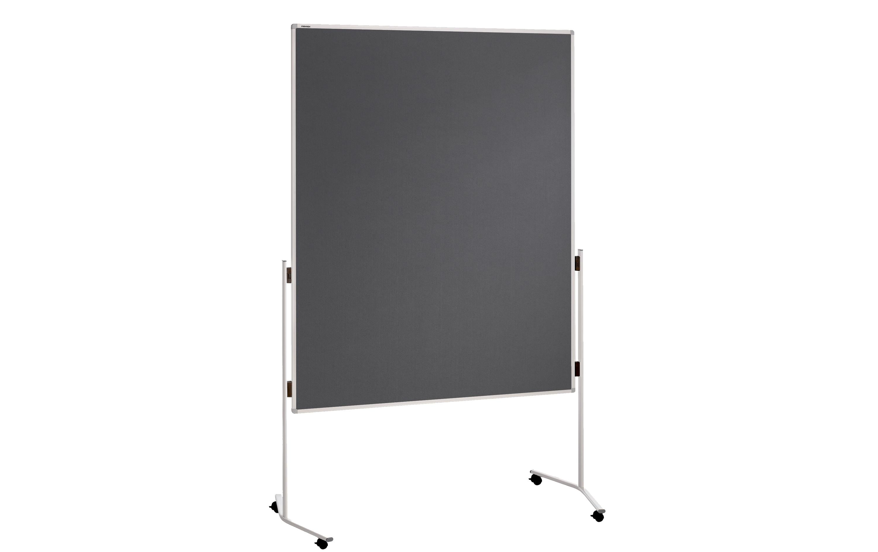 Franken Moderationswand Eco 150 cm x 120 cm, Grau, einteilig Franken Moderationswand Eco 150 cm x 120 cm, Grau, einteilig