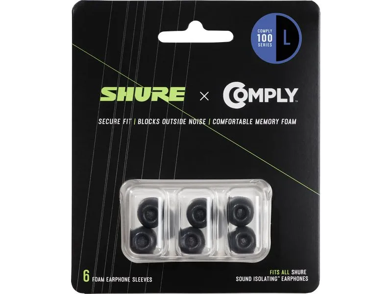 Shure Ohrpassstücke EACYF1-6L 6 Stück Shure Ohrpassstücke EACYF1-6L 6 Stück