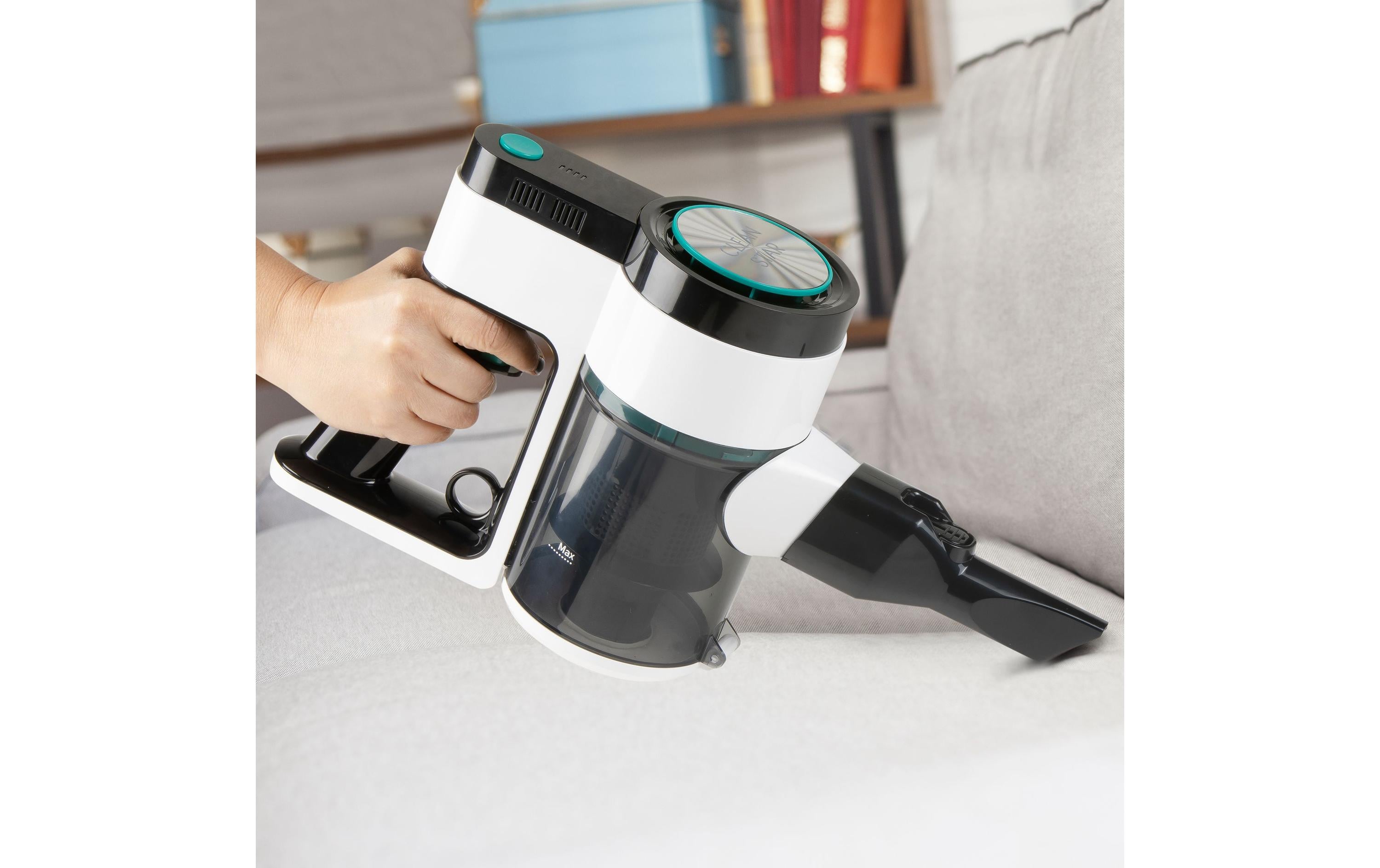 Domo Akku-Hand- und Stielsauger DO241SV Grün/Schwarz/Weiss