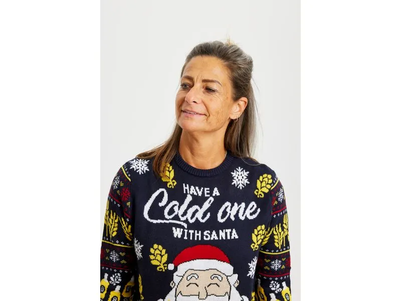 Christmas Sweats Have a Cold One With Santa LED S Christmas Sweats Have a Cold One With Santa LED S