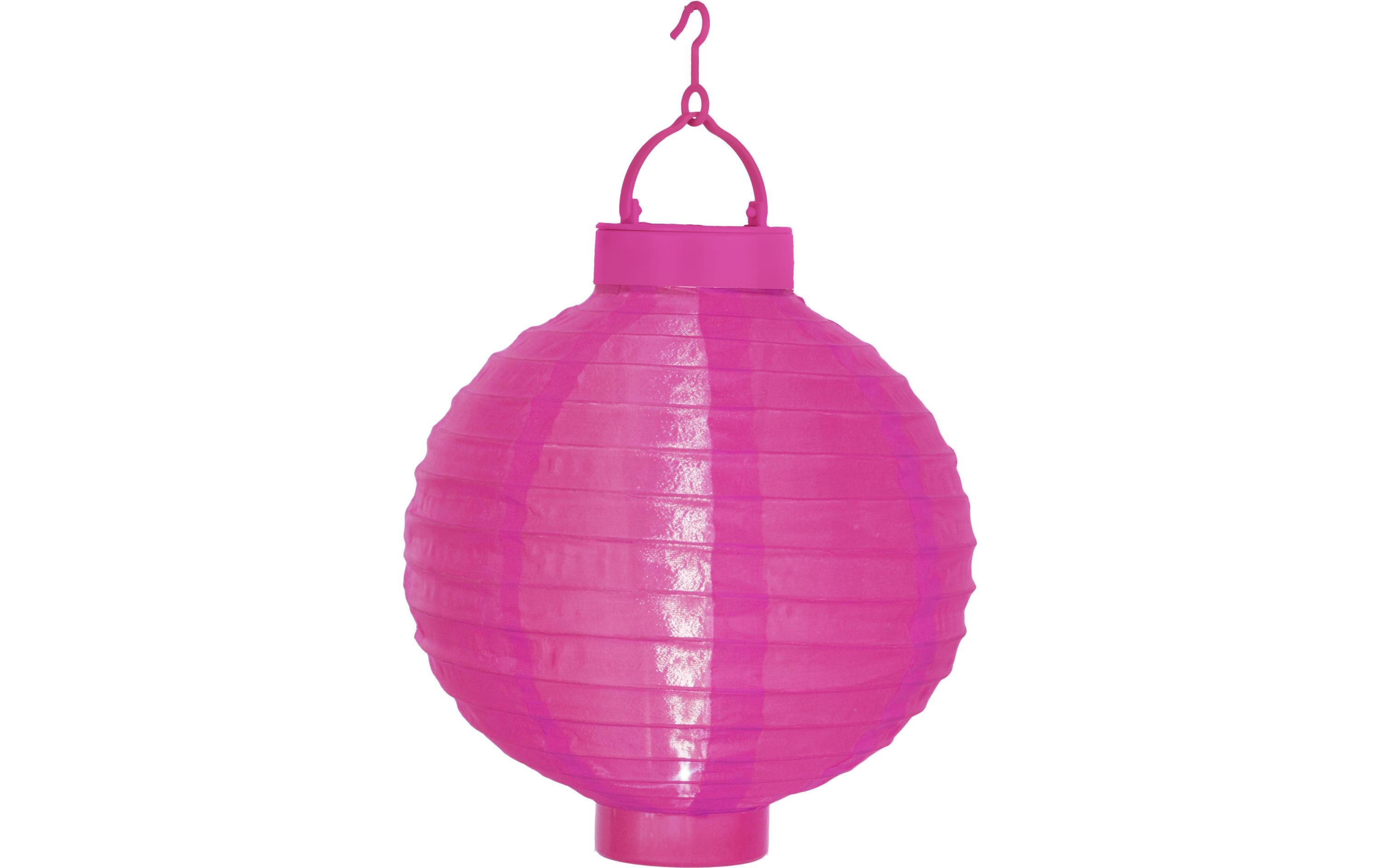Star Trading Lampion Solar Festival 20 cm, Rosa Star Trading Lampion Solar Festival 20 cm, Rosa