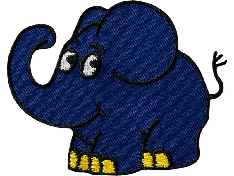 Mono-Quick Aufbügelbild Die Maus Elefant 1 Stück