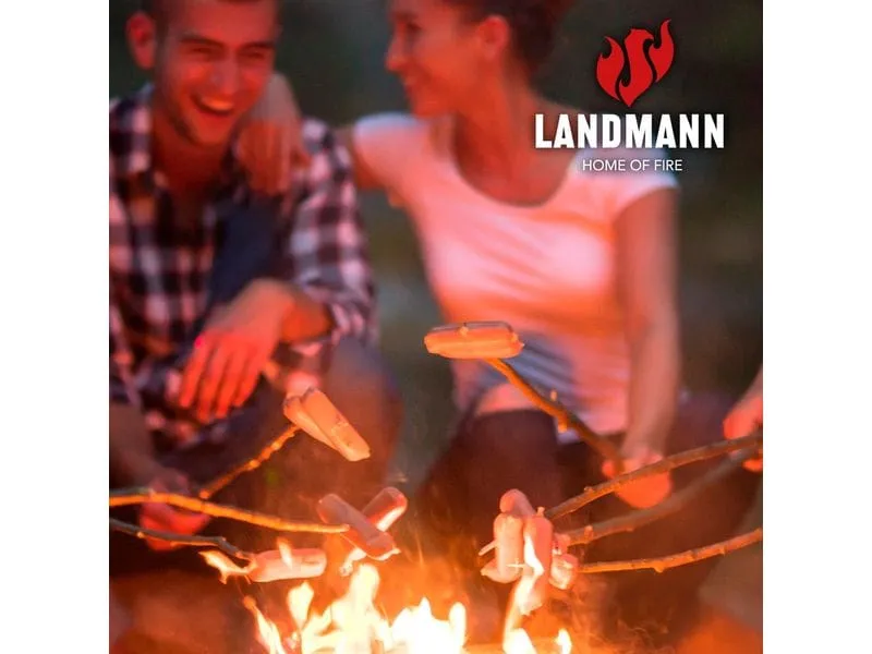 Landmann Feuerkorb 44 x 44 cm, Heizstrahler – Schwarz Landmann Feuerkorb 44 x 44 cm, Heizstrahler – Schwarz