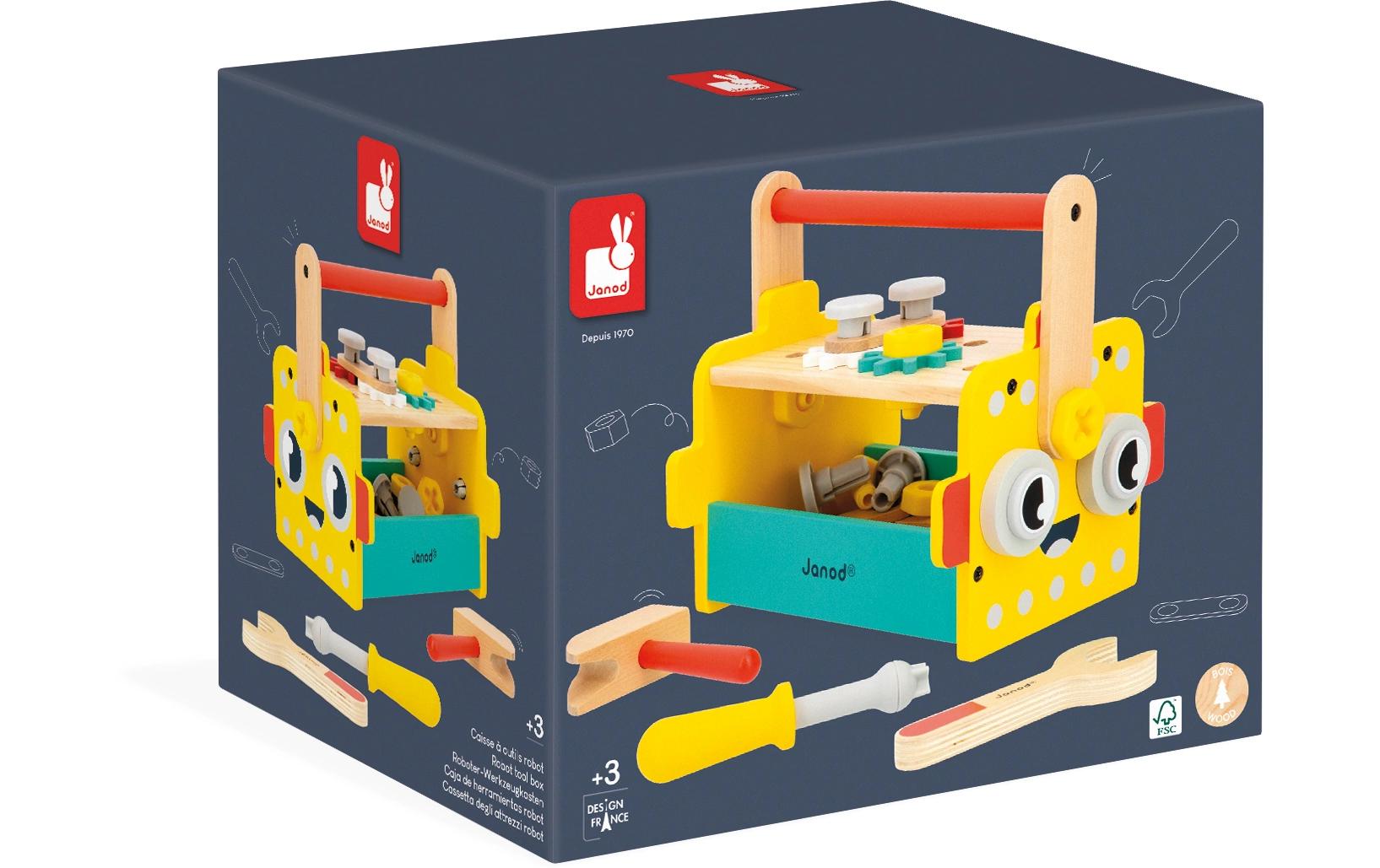 Janod Handwerker Roboter Werkzeugkasten