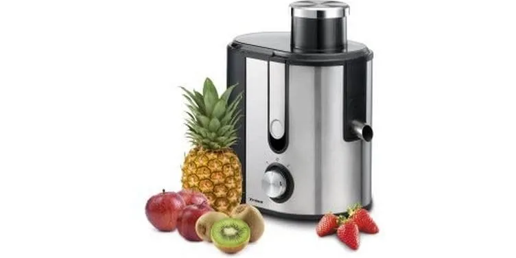 Trisa Entsafter Vital Juicer Schwarz/Silber