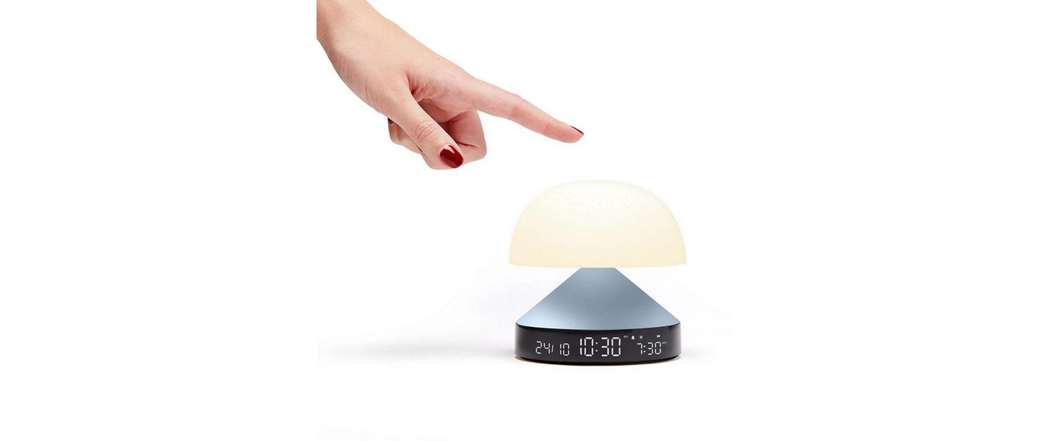 Lexon Lichtwecker Mina Sunrise Hellblau