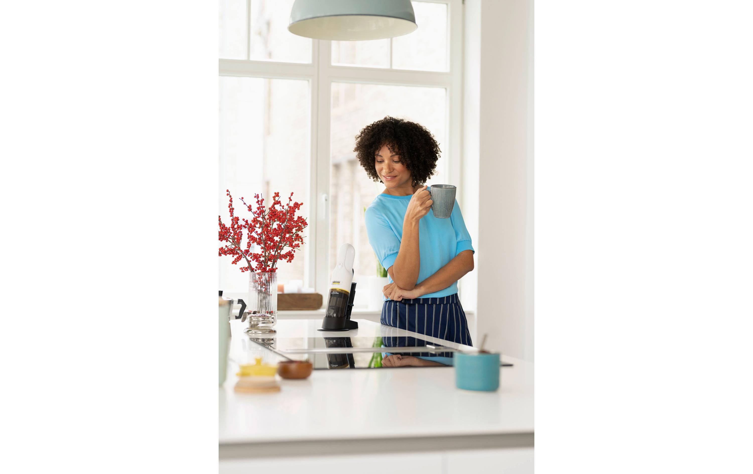 Kärcher Akku-Handsauger CVH 3 Plus Schwarz/Weiss