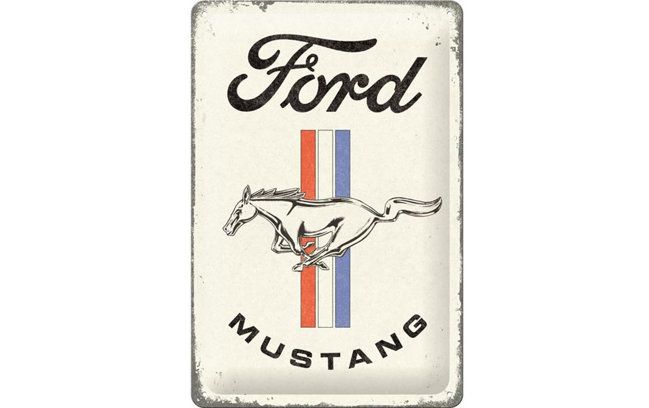 Nostalgic Art Schild Ford Mustang 20 x 30 cm, Metall