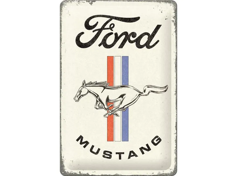 Nostalgic Art Schild Ford Mustang 20 x 30 cm, Metall Nostalgic Art Schild Ford Mustang 20 x 30 cm, Metall