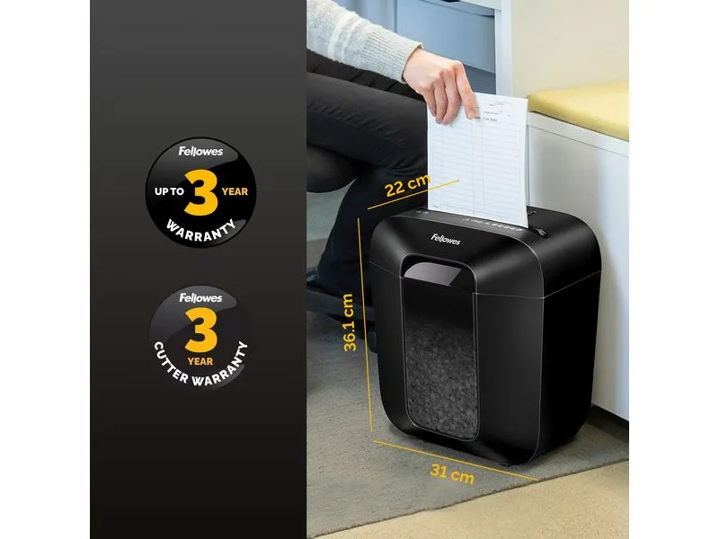 Fellowes Aktenvernichter Powershred LX25 P-4, 6 Seiten Fellowes Aktenvernichter Powershred LX25 P-4, 6 Seiten