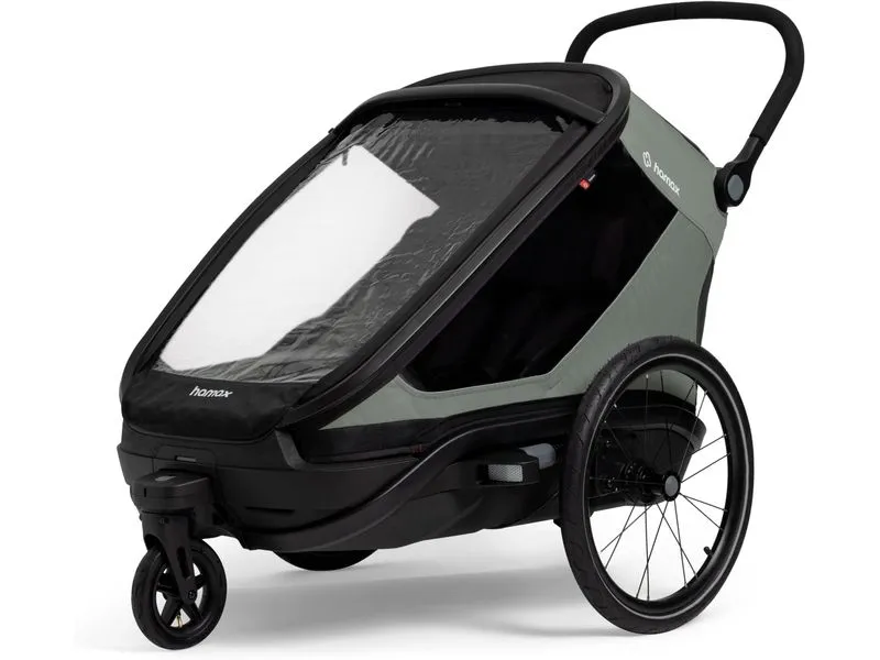 Hamax Veloanhänger Outback Next Grün/Schwarz