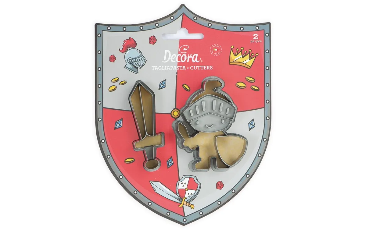 Decora Guetzli-Ausstecher-Set 2 Stück, Ritter Decora Guetzli-Ausstecher-Set 2 Stück, Ritter