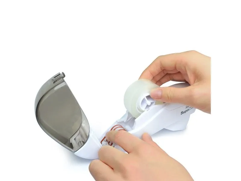 Rapesco SupaCut Klebebandspender und 2 Klebebandrollen Weiss Rapesco SupaCut Klebebandspender und 2 Klebebandrollen Weiss