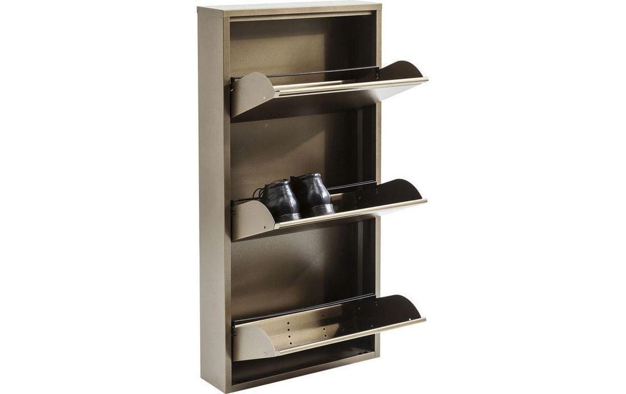Kare Schuhschrank Caruso 100 x 50 cm, Bronze