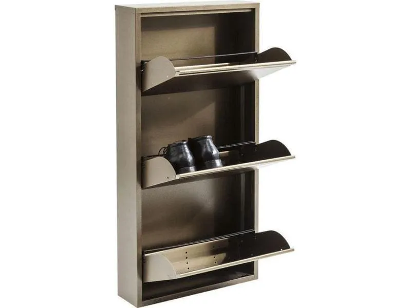 Kare Schuhschrank Caruso 100 x 50 cm, Bronze Kare Schuhschrank Caruso 100 x 50 cm, Bronze