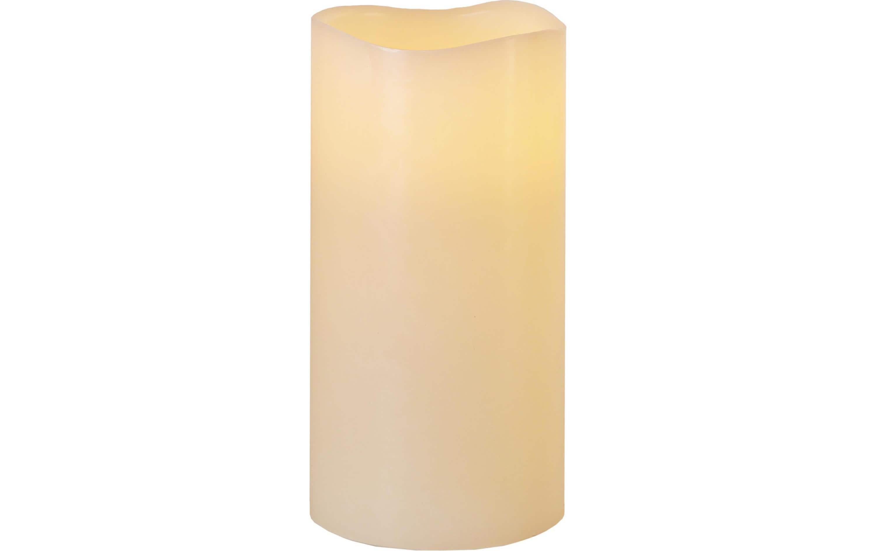 Star Trading LED-Kerze Big Ø 10 x 20 cm, Beige