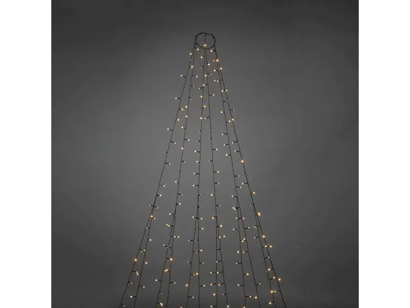 Konstsmide LED Baummantel mit Ring 6 Stränge, 270 Lampen Konstsmide LED Baummantel mit Ring 6 Stränge, 270 Lampen