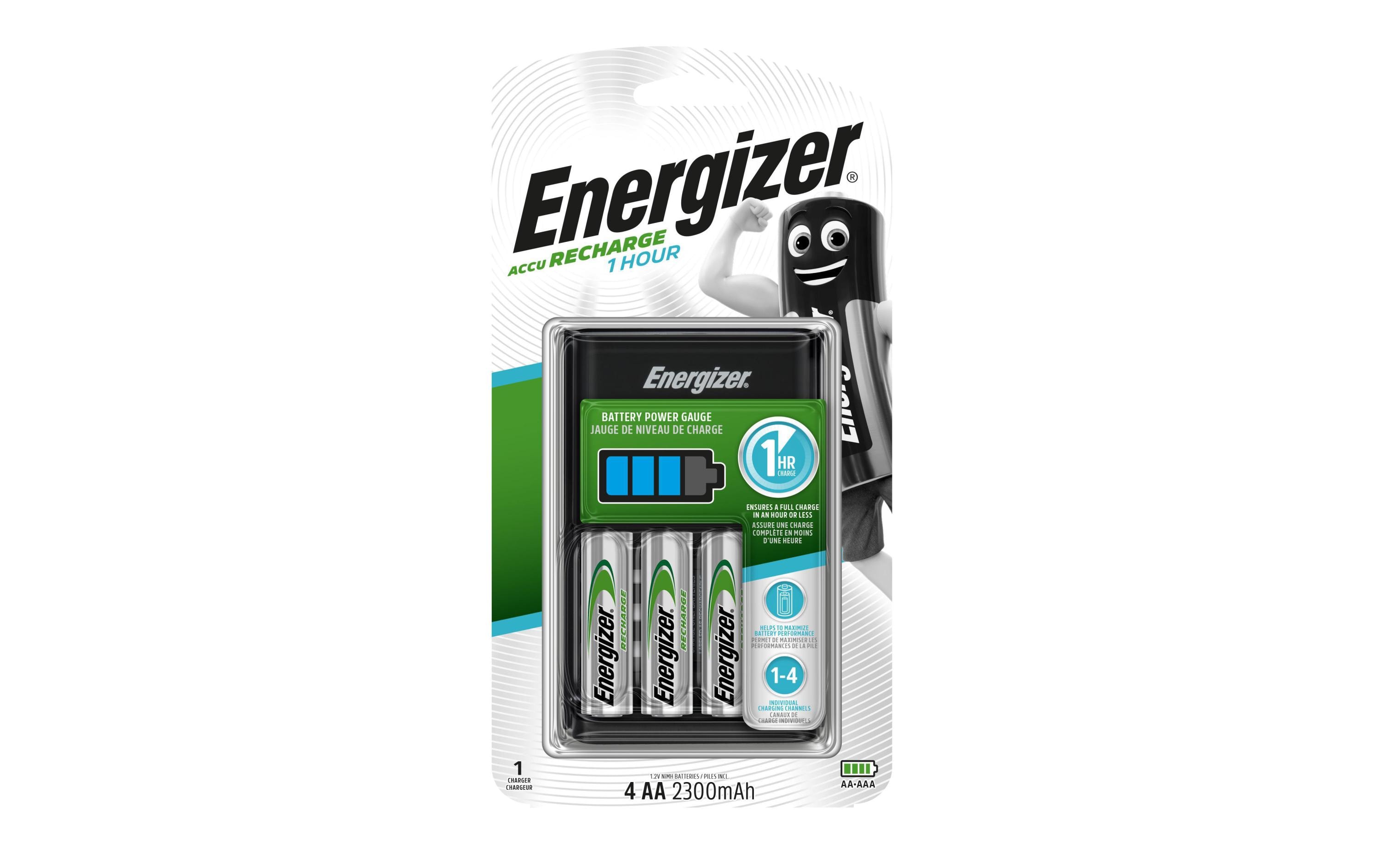Energizer Ladegerät 1HR Charger 4xAA