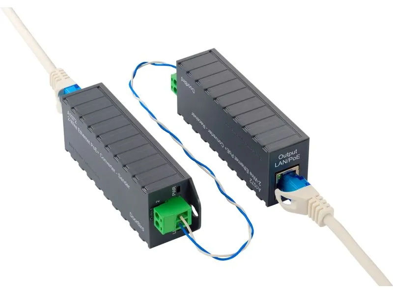 Doorbird 2-Drath Ethernet PoE+ Konverter Doorbird 2-Drath Ethernet PoE+ Konverter