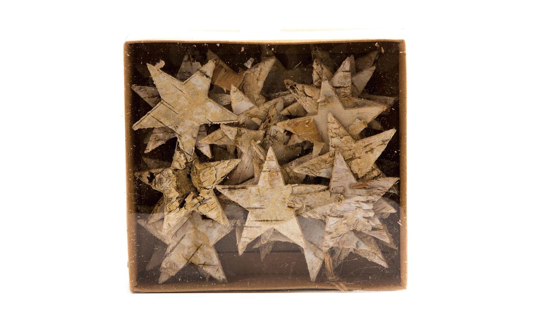 CHALET Streudeko Birkensterne 36 Stück, Nature
