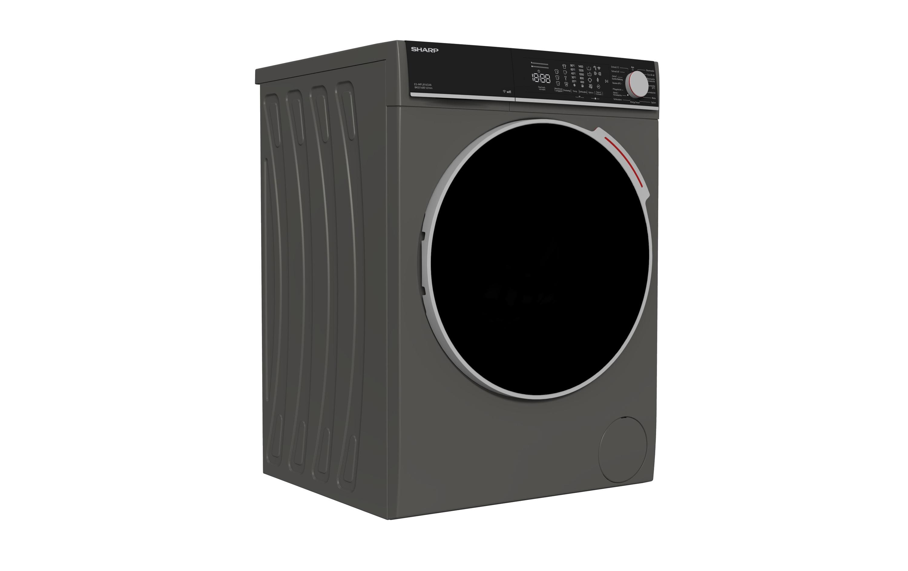 Sharp Waschmaschine ES-MFL814CAA-CH Links