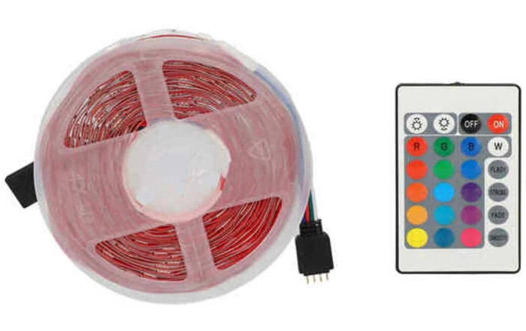 KSiX LED Streifen RGB 5m , Fernbedienung, IP20 KSiX LED Streifen RGB 5m , Fernbedienung, IP20