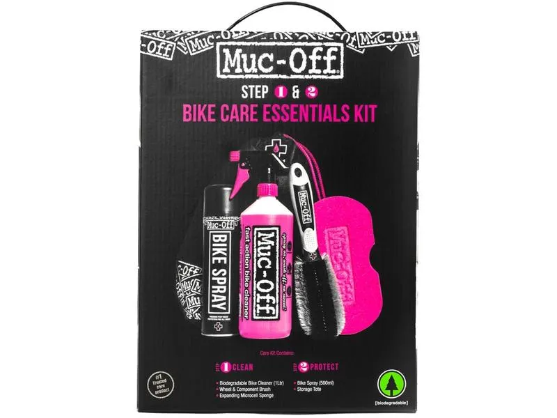 Muc-Off Pflegeset Bike Care Essentials Kit 5-teilig Muc-Off Pflegeset Bike Care Essentials Kit 5-teilig