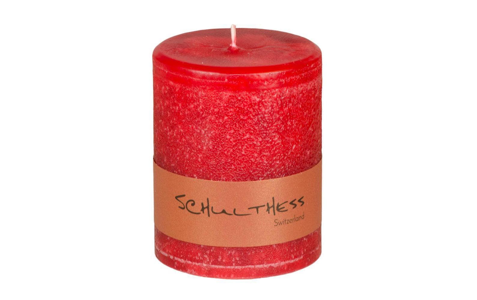 Schulthess Kerzen Kerze Scharlachrot 8 cm