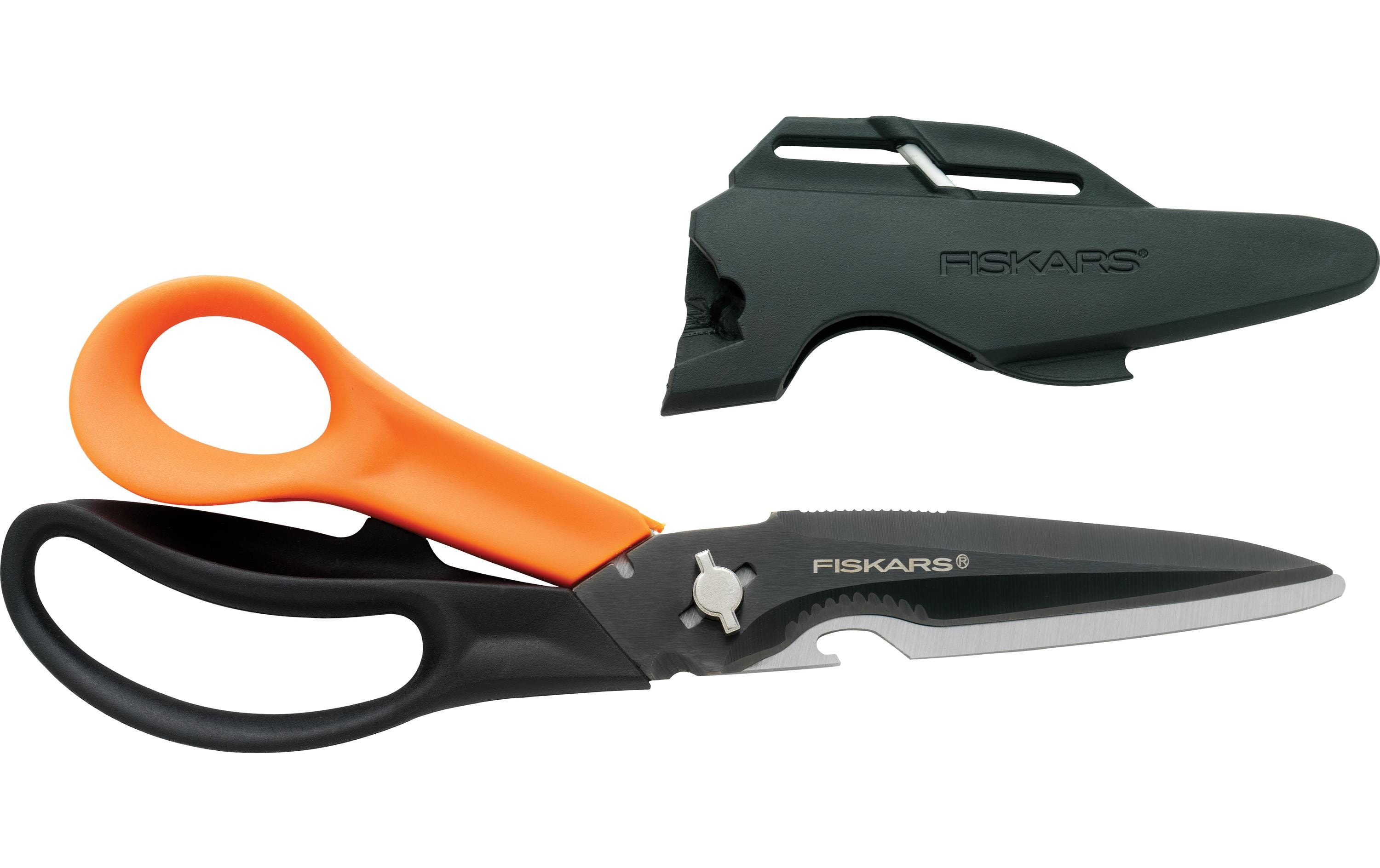 Fiskars Mehrzweckschere 23 cm, Rostfreier Stahl, Rechtshänder Fiskars Mehrzweckschere 23 cm, Rostfreier Stahl, Rechtshänder