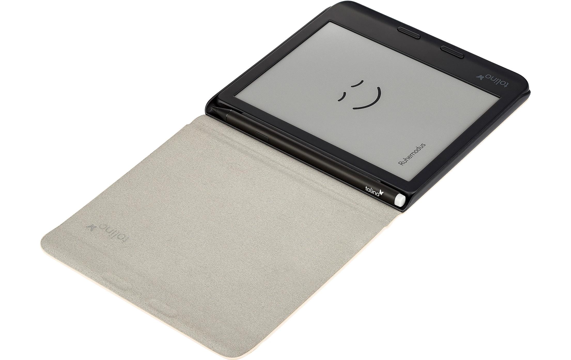 Tolino E-Book Reader Schutzhülle Vision Color Stylus Beige