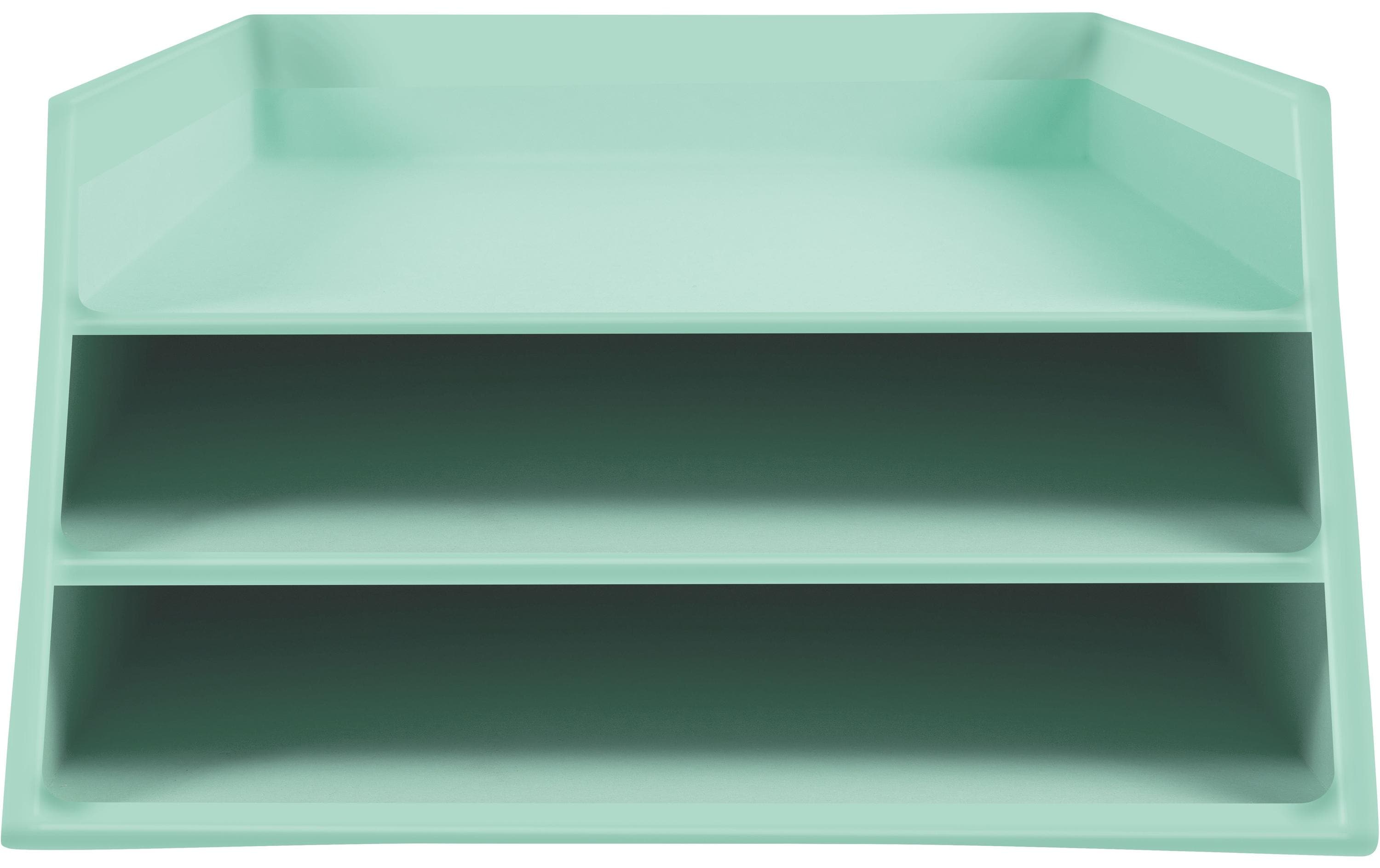Exacompta Ablagekorb Aquarel mit 3 Stufen Hellgrün Exacompta Ablagekorb Aquarel mit 3 Stufen Hellgrün