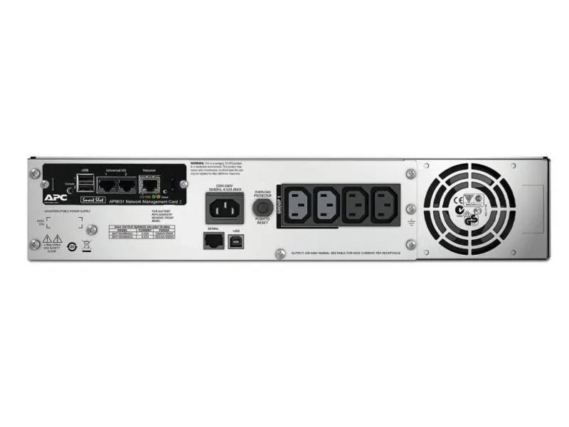 APC USV SMT1500RMI2UNC 1500 VA / 1000 W