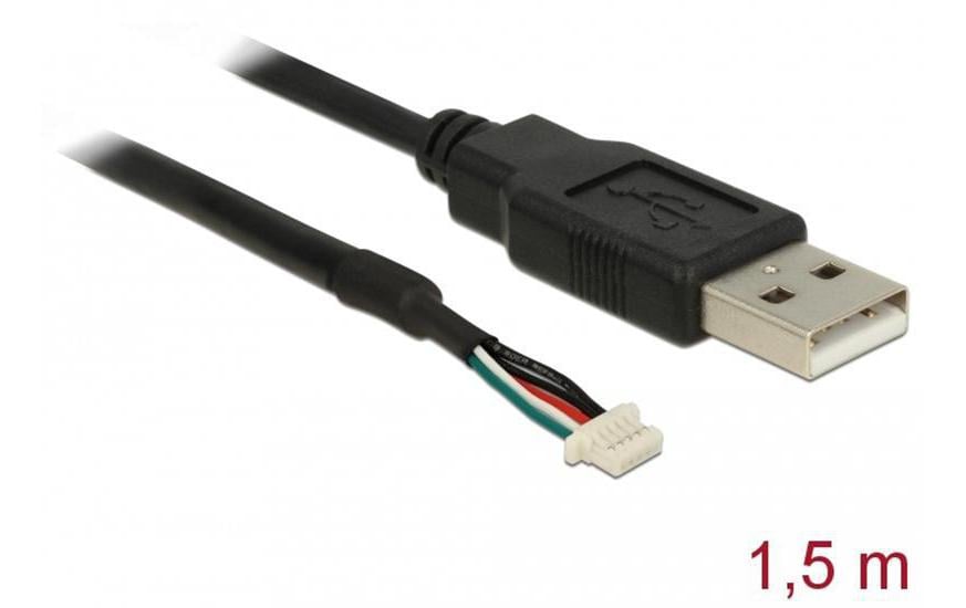 Delock Schnittstellenkabel USB USB 2.0 A Stecker, 1.5m Delock Schnittstellenkabel USB USB 2.0 A Stecker, 1.5m