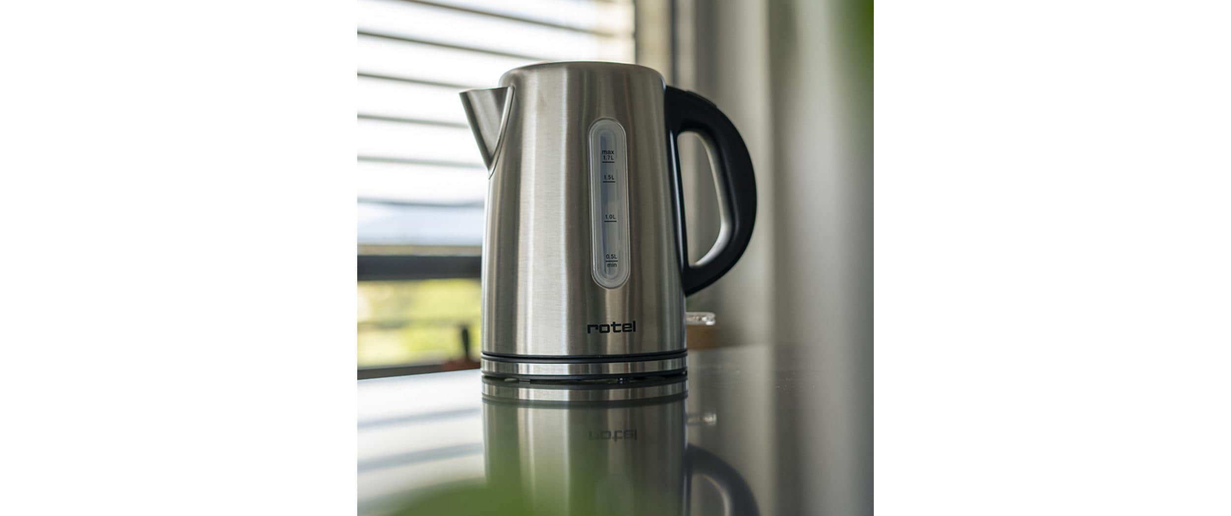 Rotel Wasserkocher Inox 1.7 l, Silber