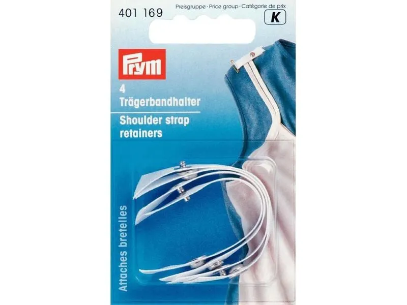 Prym Trägerbandhalter Weiss, 95 mm x 9 mm Prym Trägerbandhalter Weiss, 95 mm x 9 mm