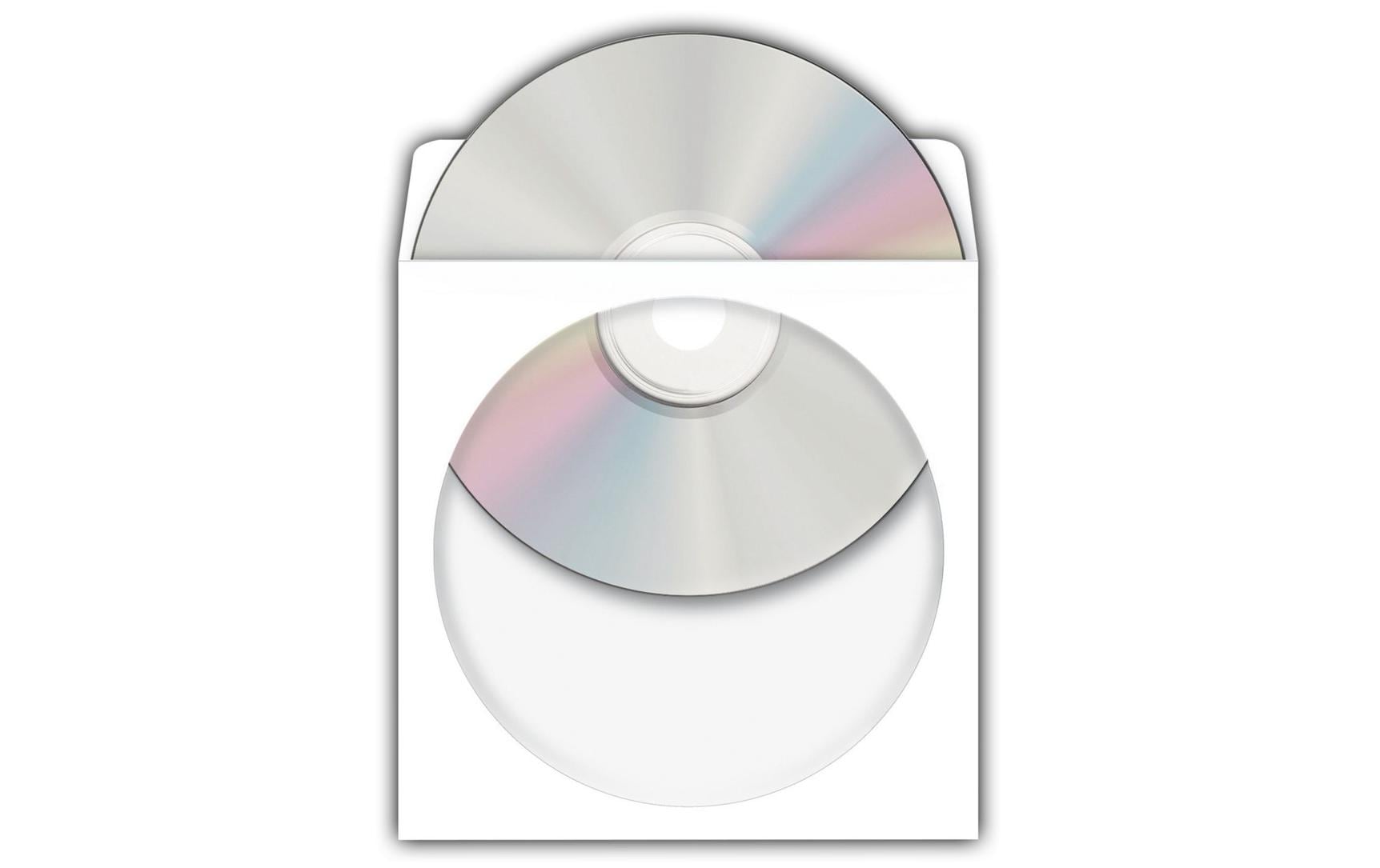 HERMA Hülle CD/DVD Hüllen aus Papier, 100 Stück