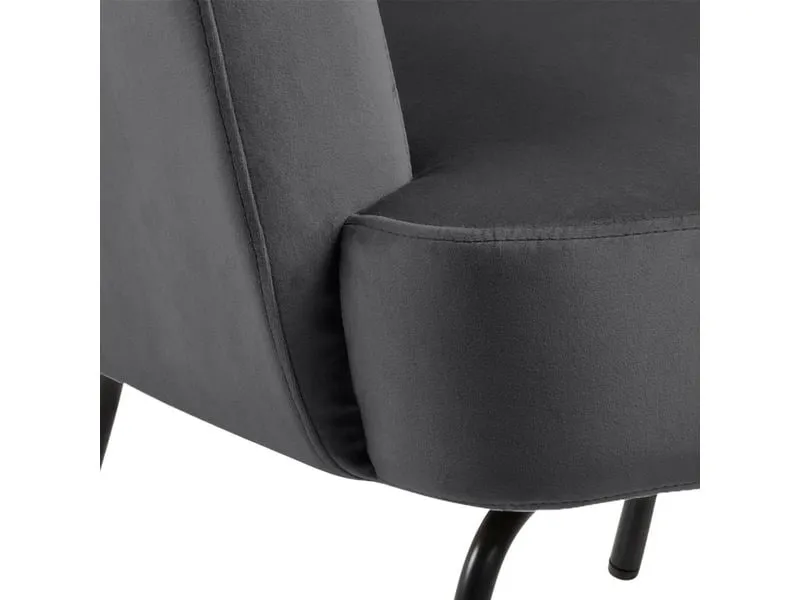 AC Design Sessel Melissa 75 x 83 cm Dunkelgrau AC Design Sessel Melissa 75 x 83 cm Dunkelgrau