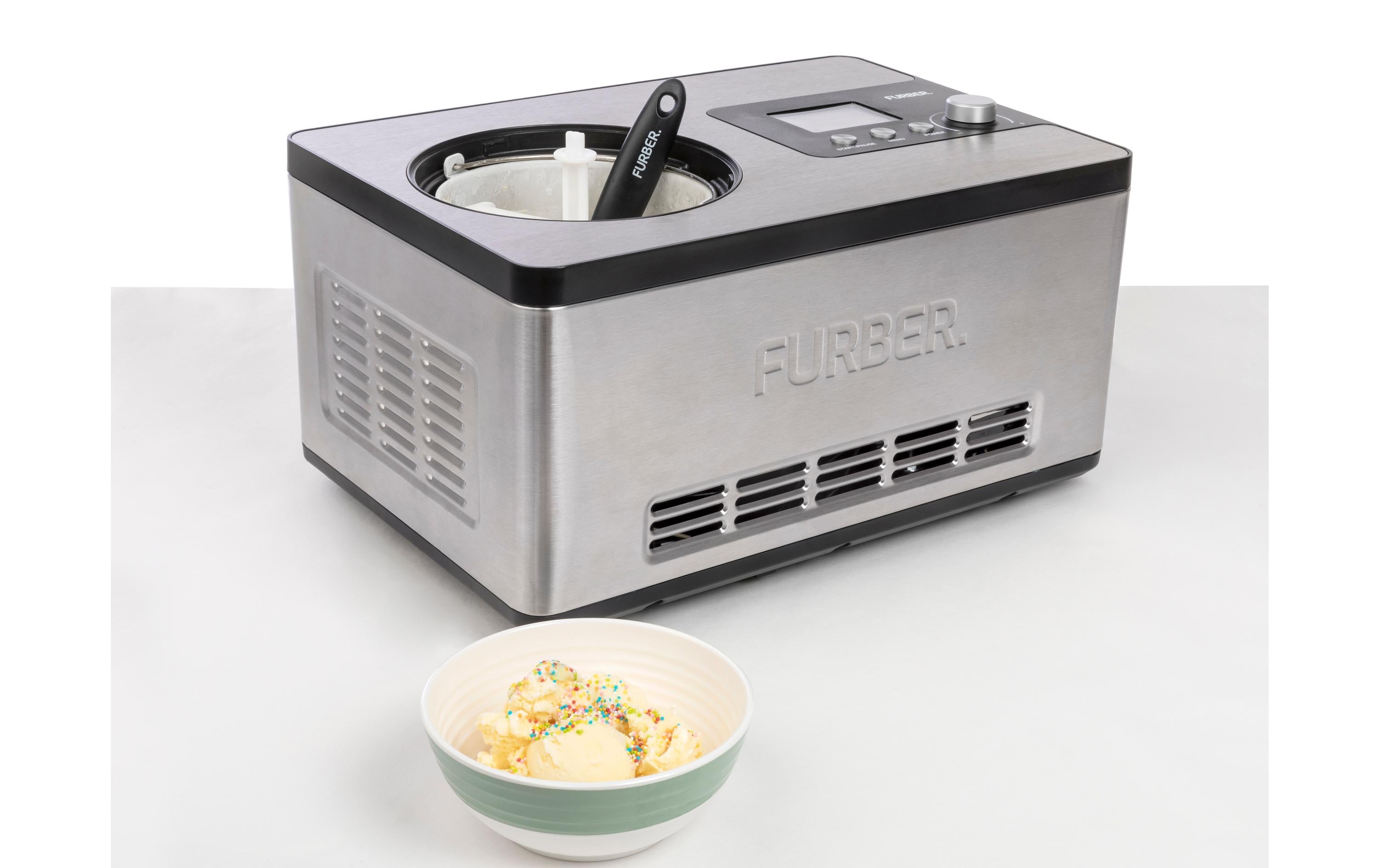 FURBER Glacemaschine Luigi Pro 1.5 l, Edelstahl