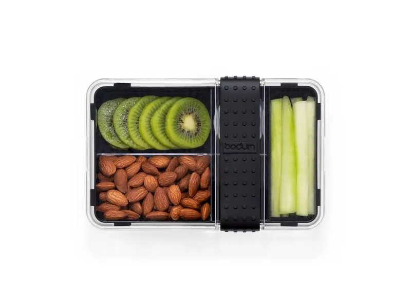 Bodum Lunchbox mit Besteck Bistro Schwarz Bodum Lunchbox mit Besteck Bistro Schwarz