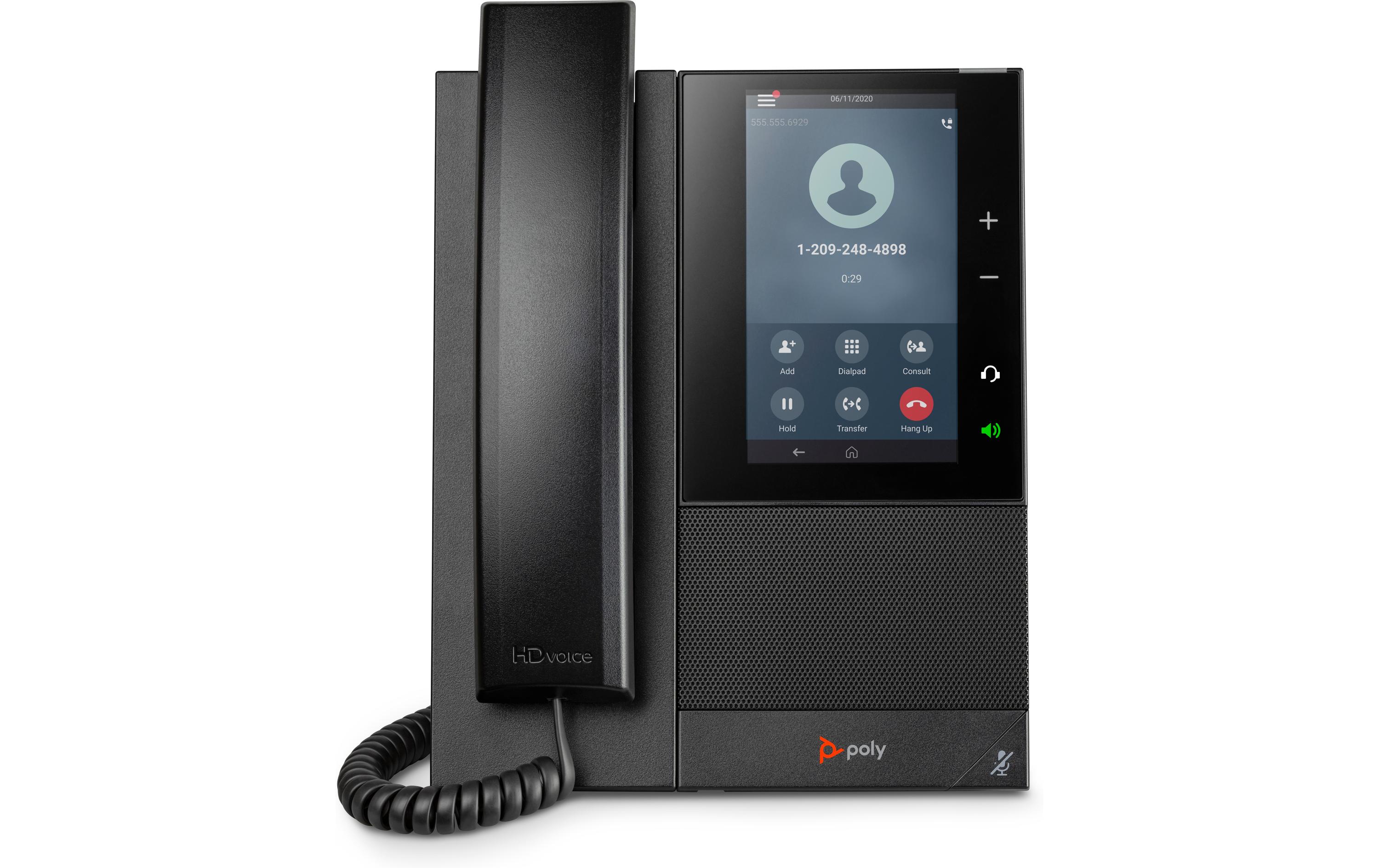 Poly Tischtelefon CCX 505 SIP Schwarz Poly Tischtelefon CCX 505 SIP Schwarz