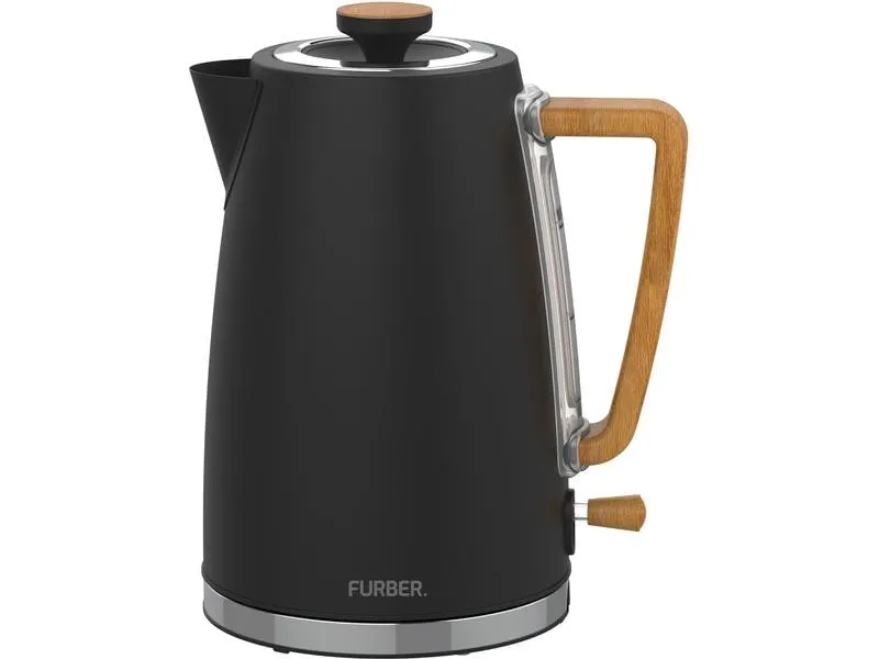 FURBER Wasserkocher Chaplin 1.7 l, Schwarz matt FURBER Wasserkocher Chaplin 1.7 l, Schwarz matt