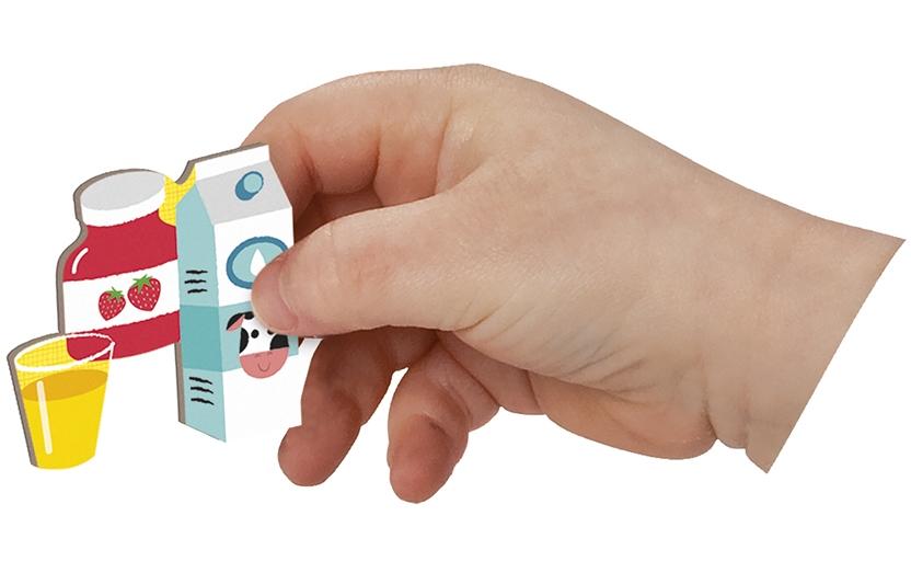 Janod Beschäftigungsspielzeug Magnetbuch Lerne die Uhr