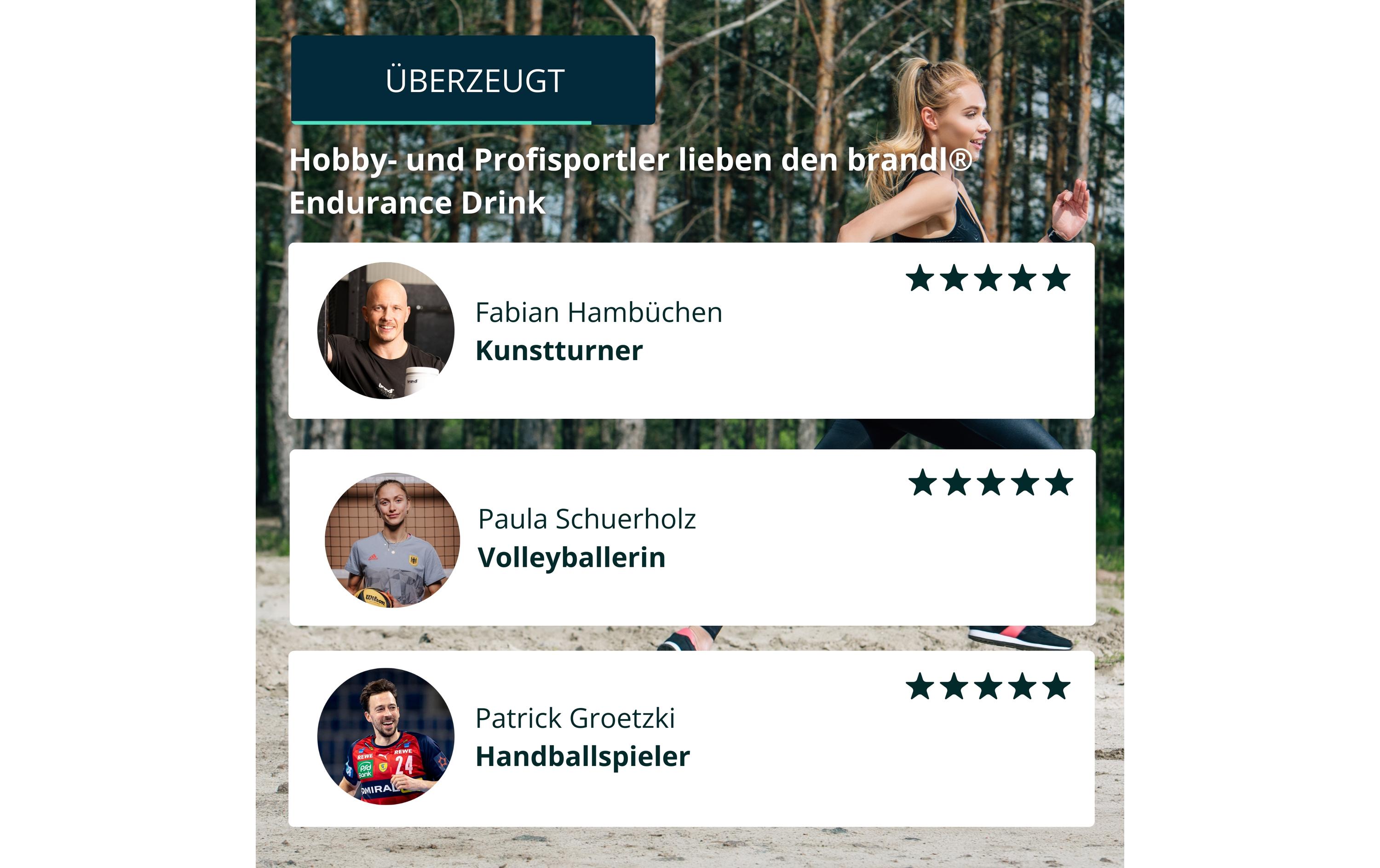 Brandl-Nutrition Ausdauer-Drink Isotonisches Getränk Zitrone, 600 g