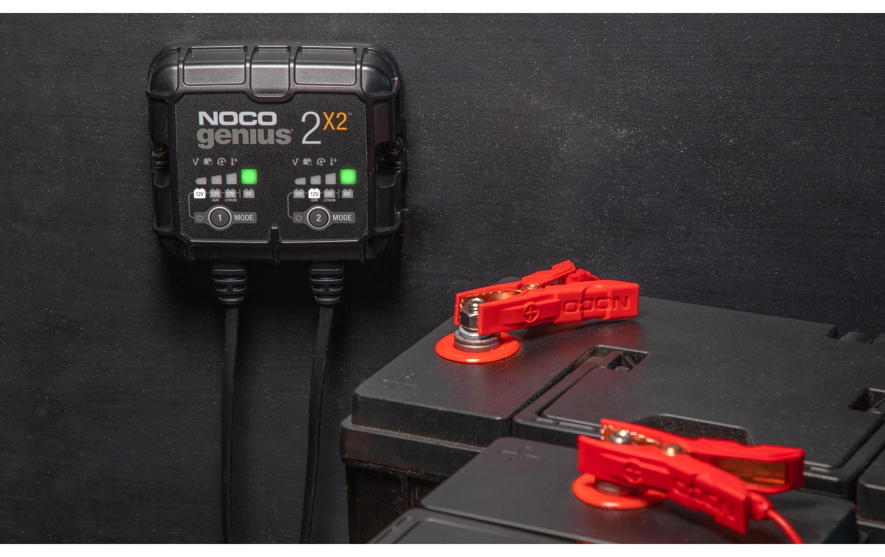 Noco Batterieladegerät GENIUS2 x 2 2x 6-12 V / 2 A Noco Batterieladegerät GENIUS2 x 2 2x 6-12 V / 2 A